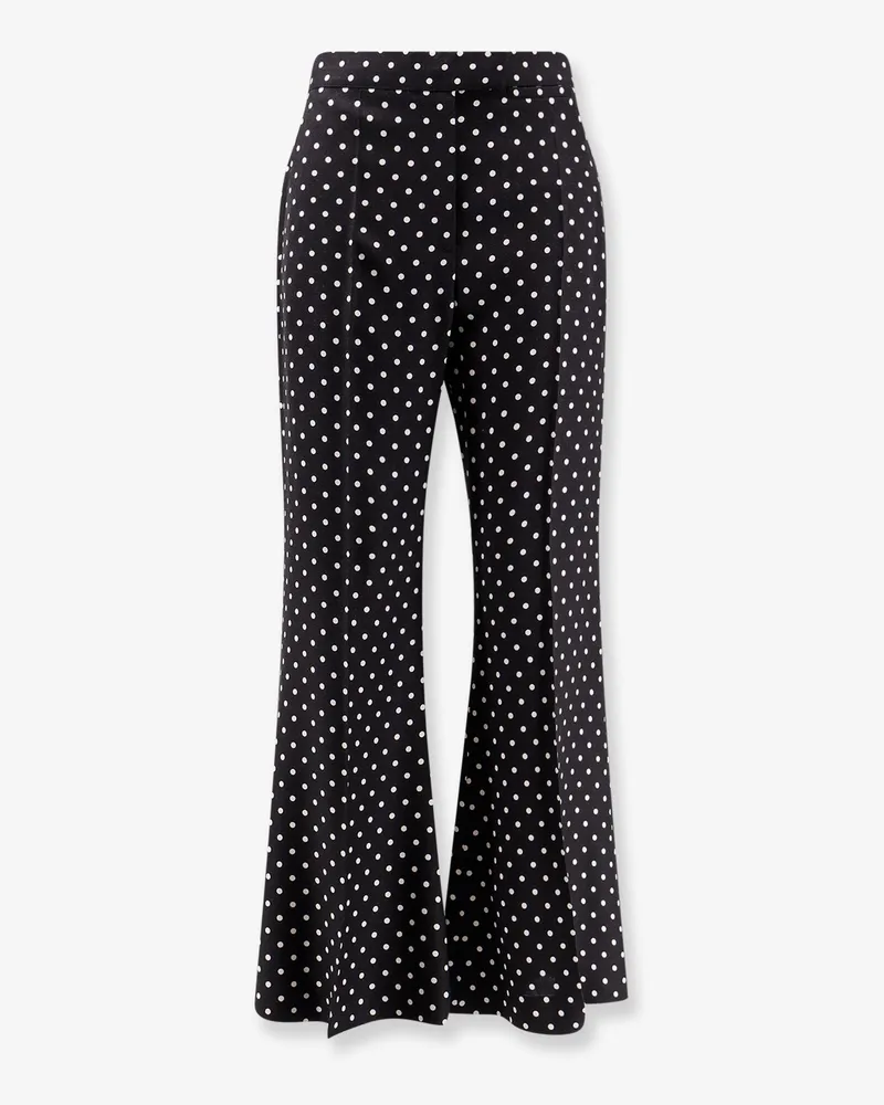 Valentino Garavani Polka-dots viscose trousers -  - gender_Woman Black