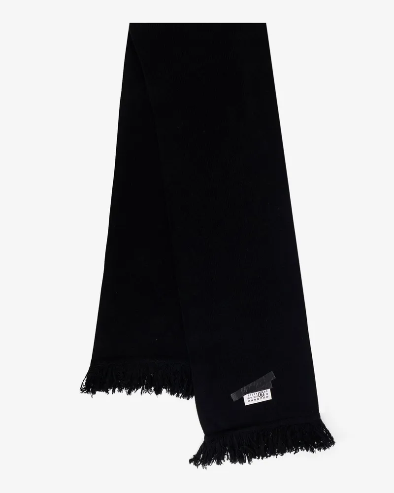 Maison Margiela Wool blend scarf -  - gender_Man Black