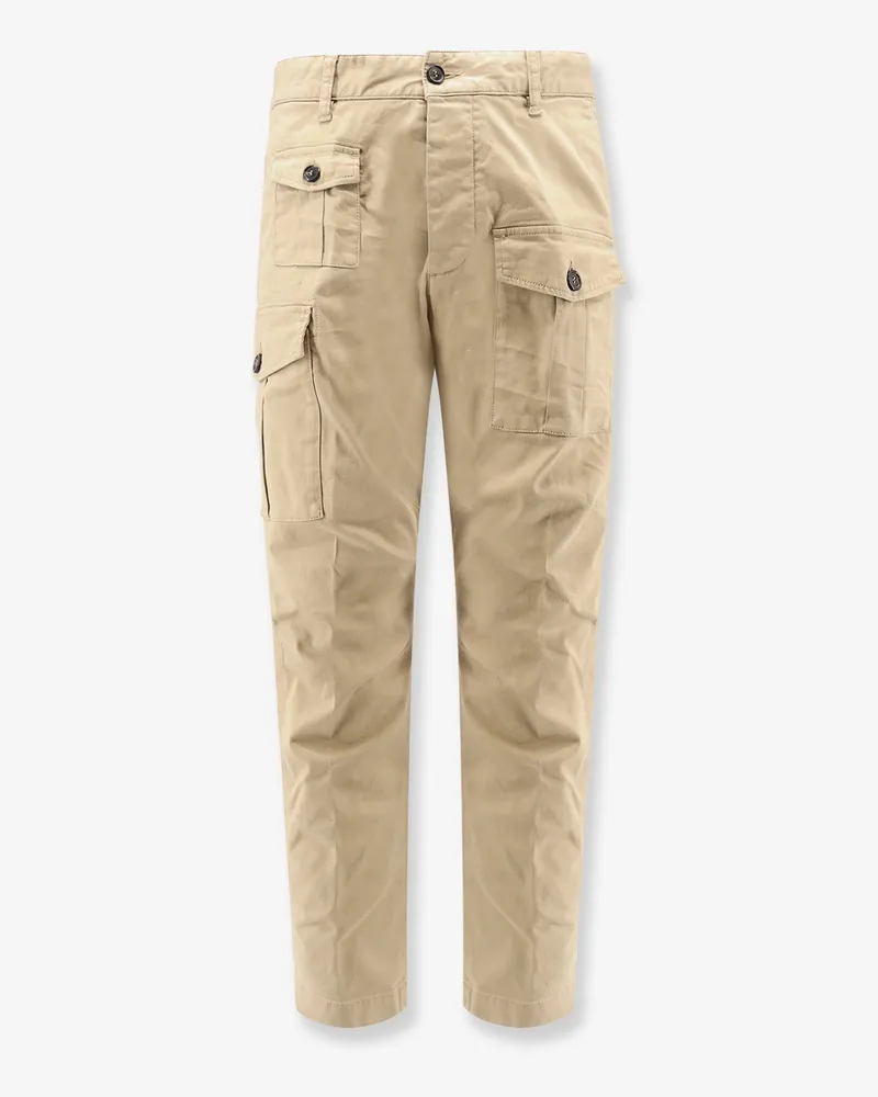 Dsquared2 Sexy Cargo cotton trousers -  - gender_Man Beige