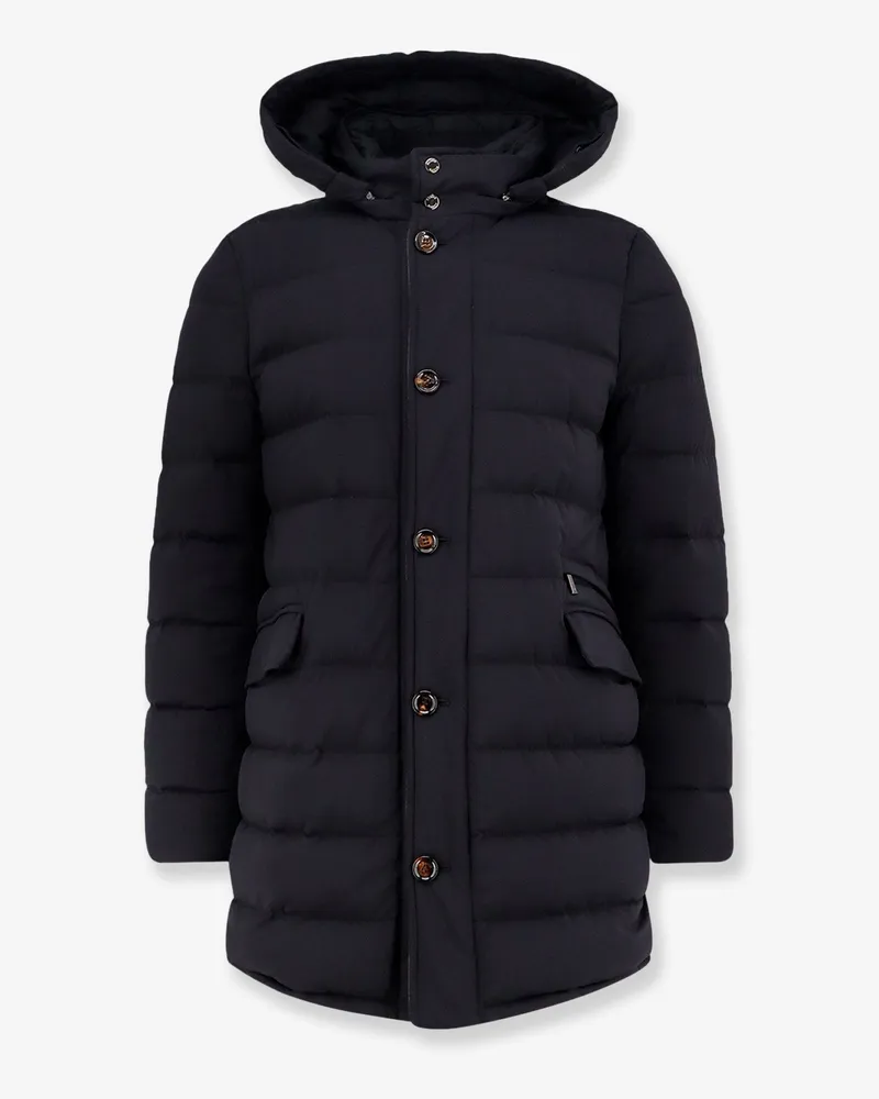 MOORER Calandri-KN down jacket with removable hood -  - gender_Man Blue