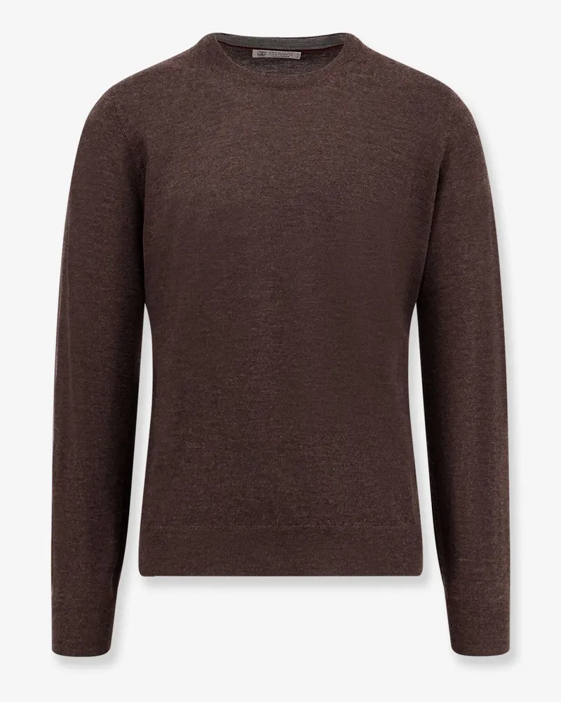 Brunello Cucinelli Cashmere and silk sweater -  - gender_Man Brown