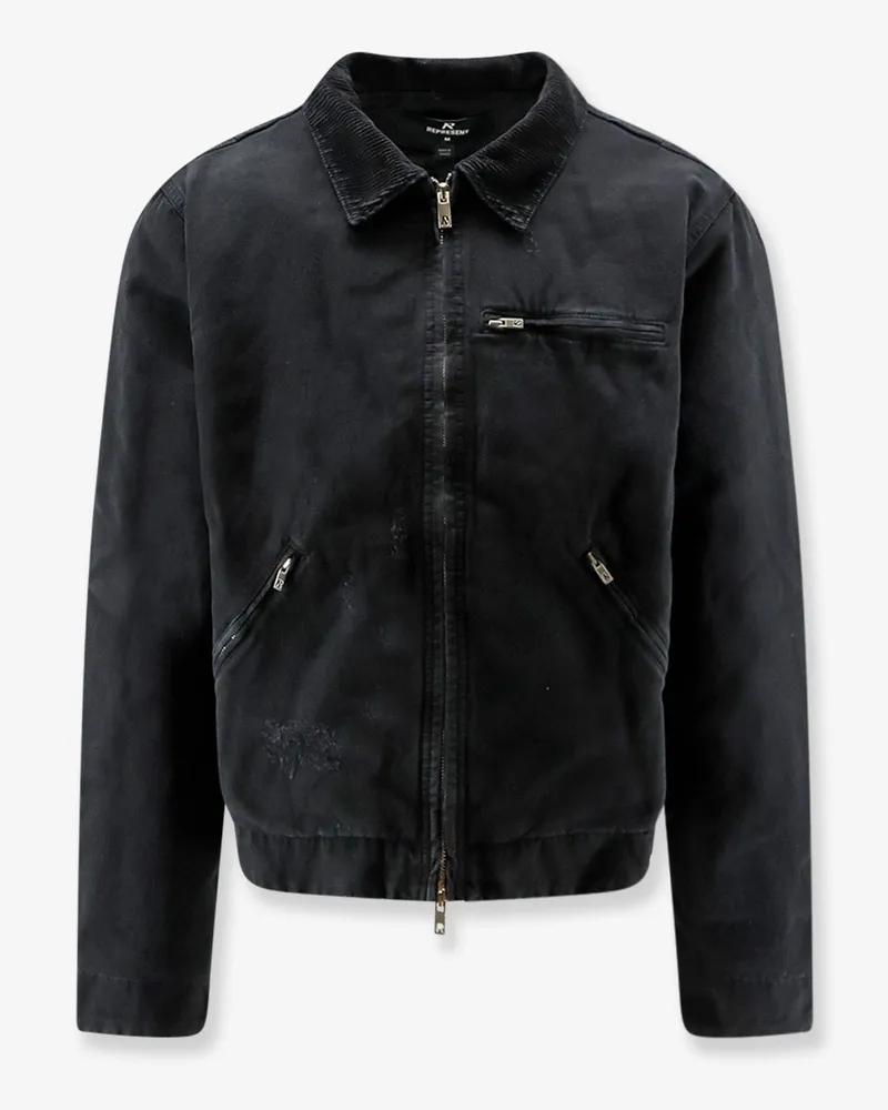 REPRESENT The Work Cotton Jacket -  - gender_Man Black