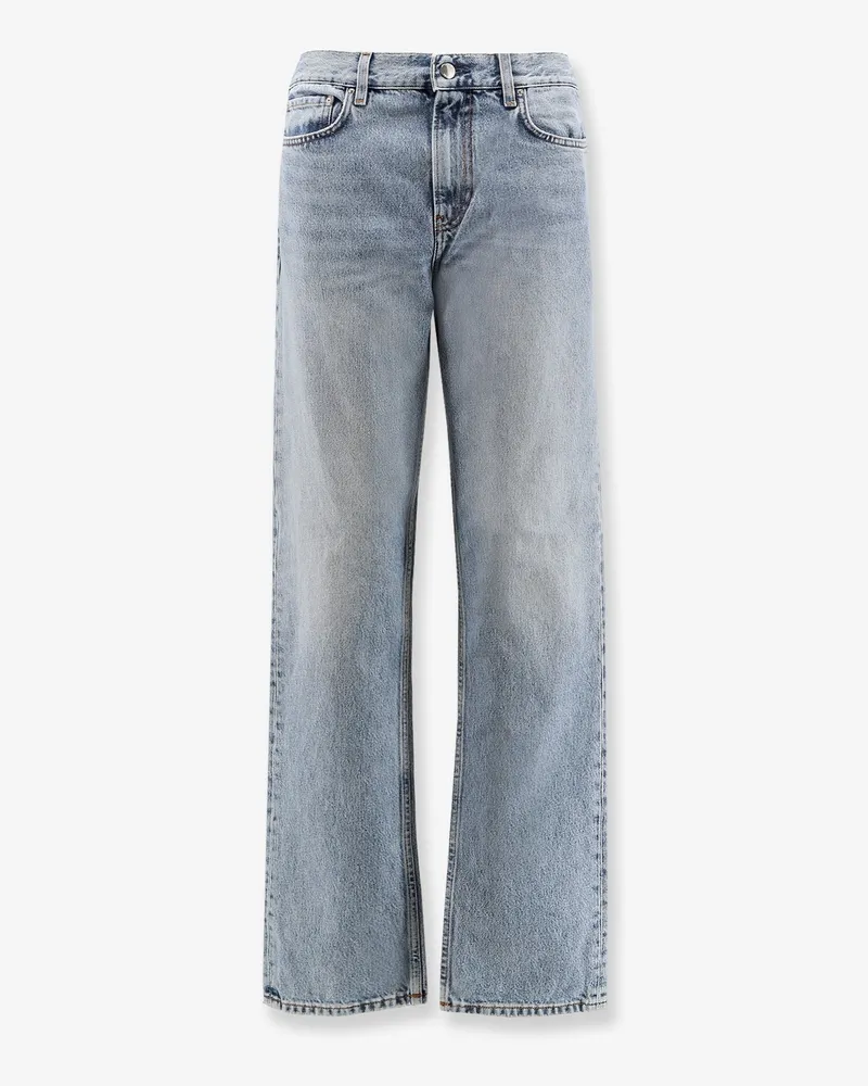 Totême Low Straight organic cotton jeans -  - gender_Woman Blue