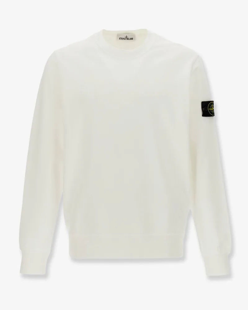 Stone Island Organic cotton sweatshirt -  - gender_Man White