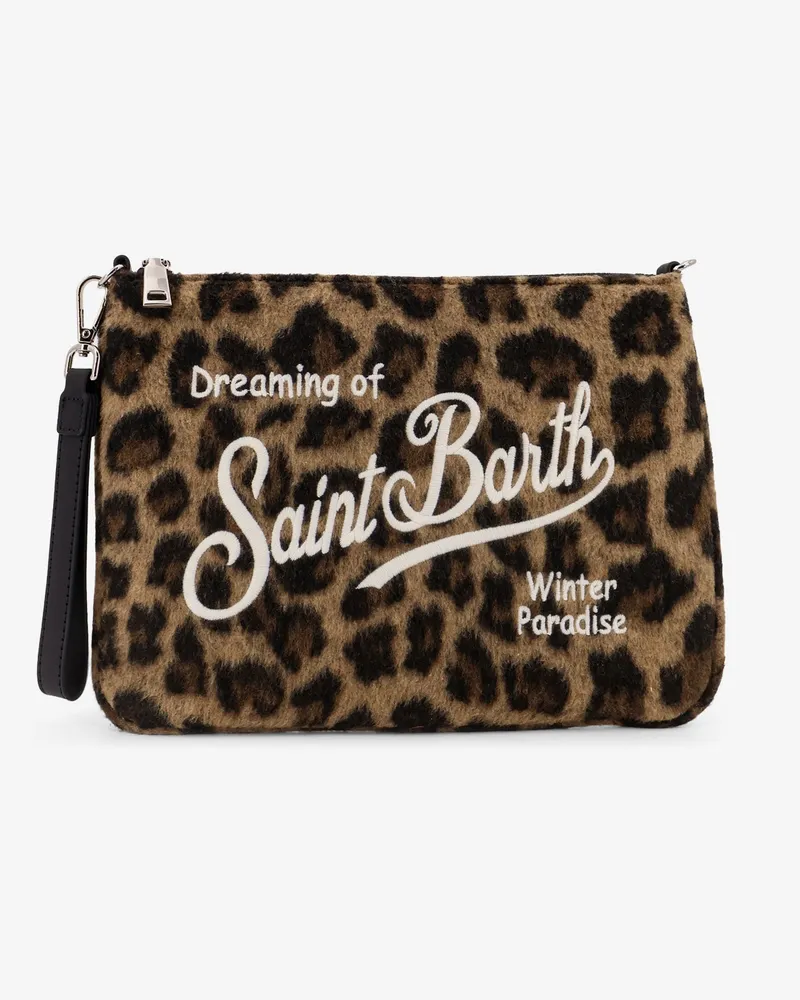 MC2 Saint Barth Parisienne Felt clutch bag -  - gender_Woman Animal