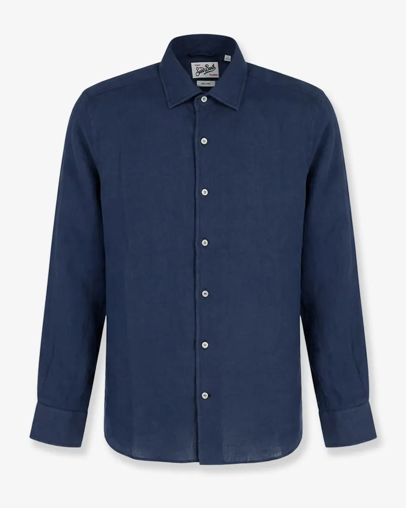 MC2 Saint Barth Linen shirt -  - gender_Man Blue