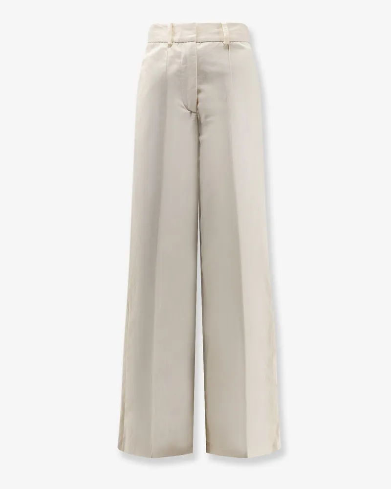 Joseph Jnane cotton and linen trousers -  - gender_Woman White