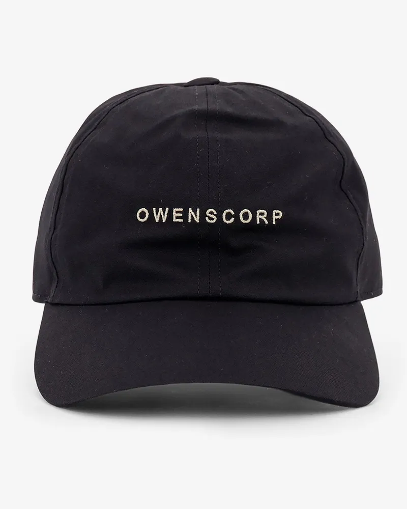 Rick Owens Cotton baseball hat -  - gender_Man Black