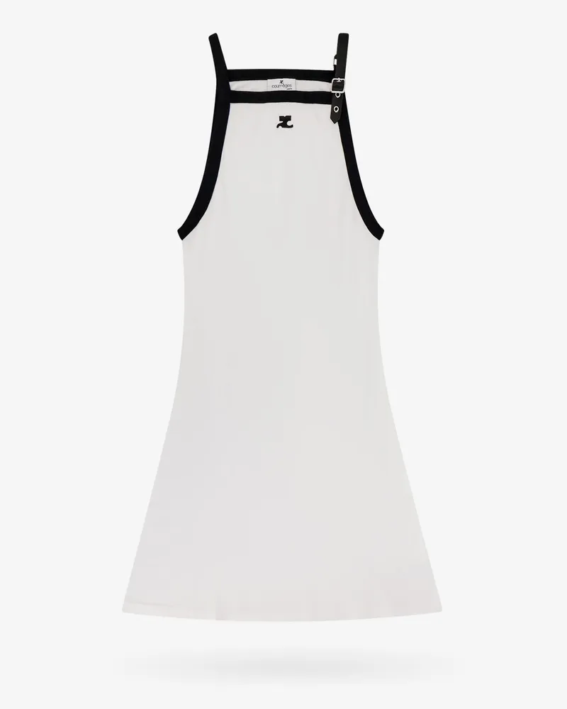 Courrèges Cotton mini dress -  - gender_Woman White