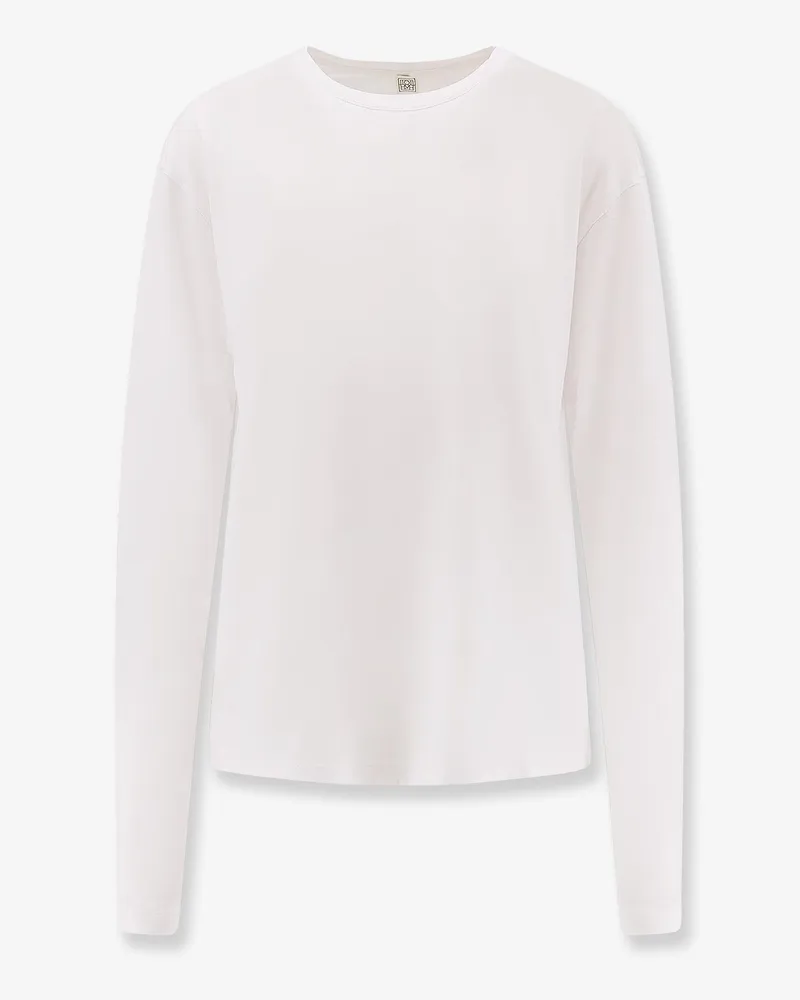 Totême Classic Long-Sleeve lyocell and cotton T-shirt -  - gender_Woman White