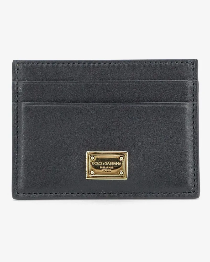 Dolce & Gabbana Leather card holder -  - gender_Woman Black