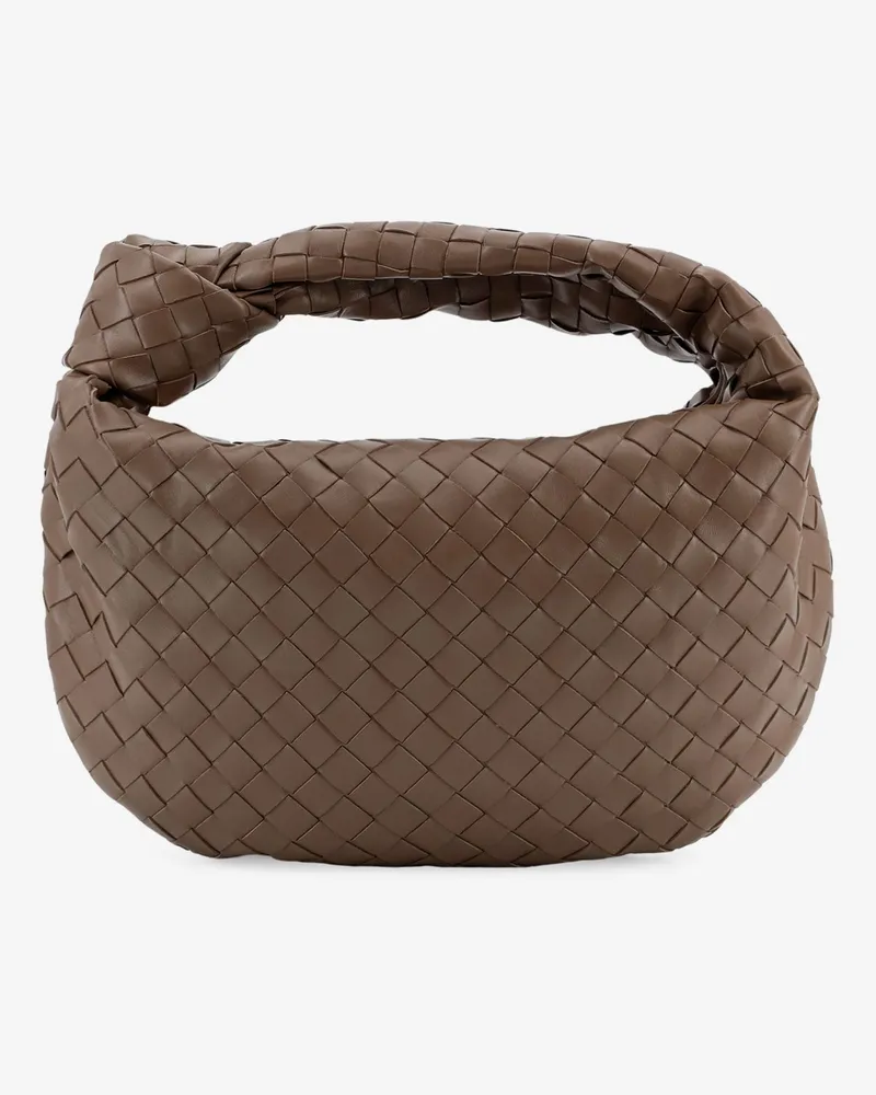 Bottega Veneta Jodie Small leather handbag with Intrecciato motif -  - gender_Woman Brown