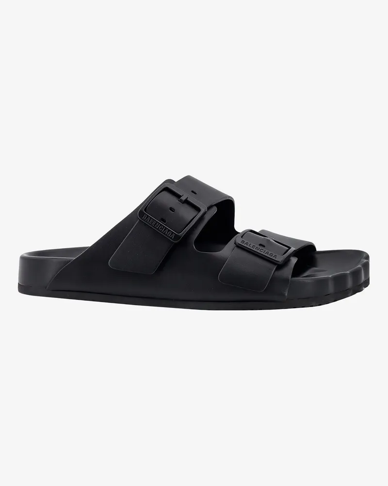 Balenciaga Suede sandals with anatomical detail -  - gender_Man Black