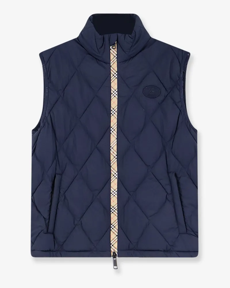 Burberry Acresford sleeveless padded and quilted jacket -  - gender_Man Blue