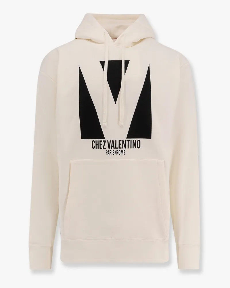 Valentino Garavani Cotton sweatshirt with chez  print - VALENTINO - gender_Man Beige