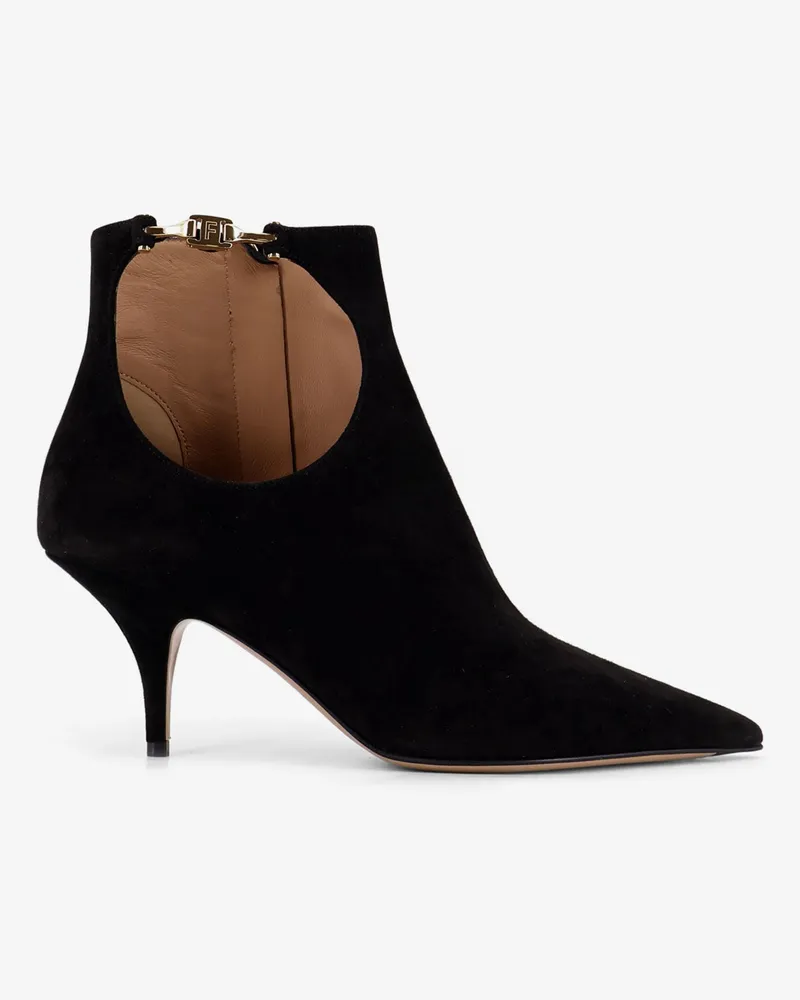 Ferragamo Agia 70 suede ankle boots -  - gender_Woman Black