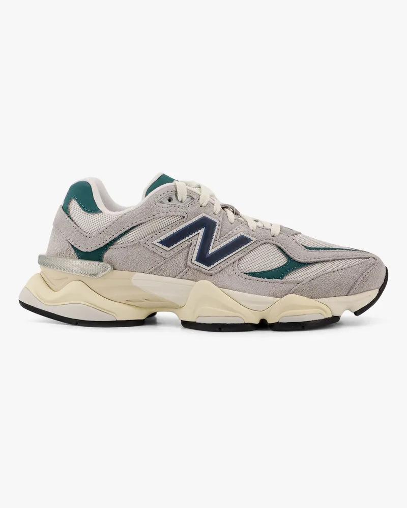 New Balance Mesh and suede sneakers with logo on the side -  - gender_Man Grey
