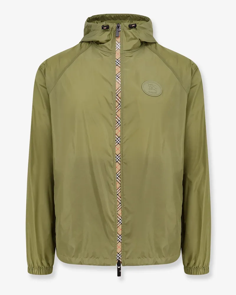 Burberry Nylon jacket with EKD patch -  - gender_Man Green