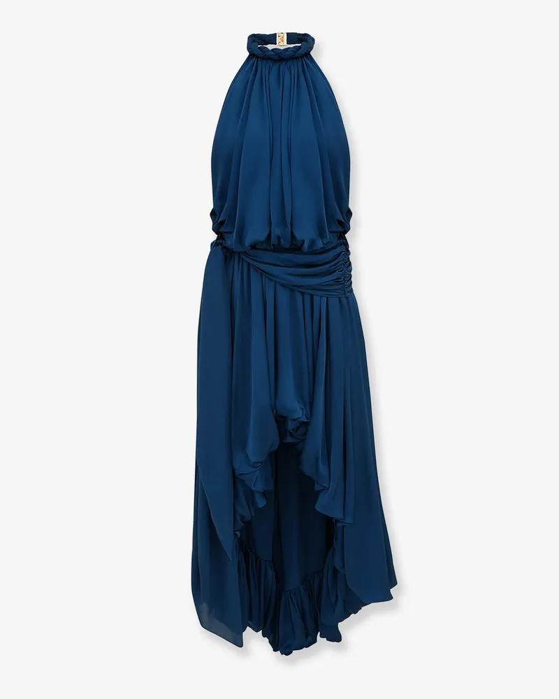 Zimmermann Alchemy Halter Silk Dress -  - gender_Woman Blue