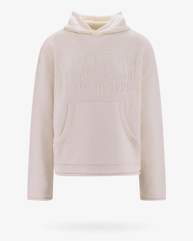 Maison Margiela Virgin wool blend sweatshirt -  - gender_Man White
