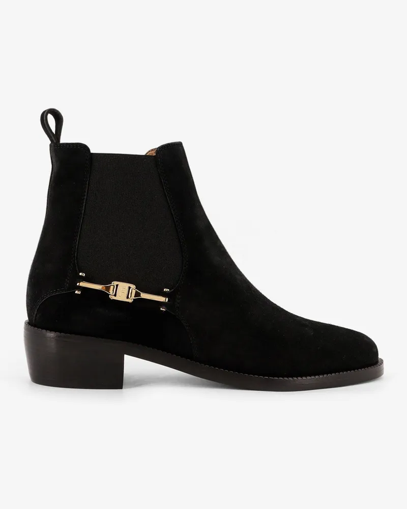 Ferragamo Chelsea suede ankle boots -  - gender_Woman Black