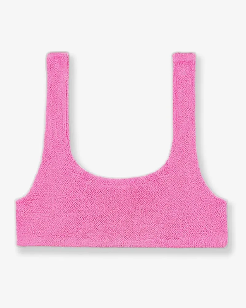 MC2 Saint Barth Naima bikini top in stretch nylon -  - gender_Woman Pink