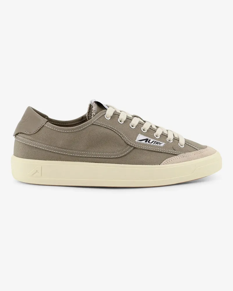 AUTRY Windscape canvas sneakers with side logo label -  - gender_Man Beige