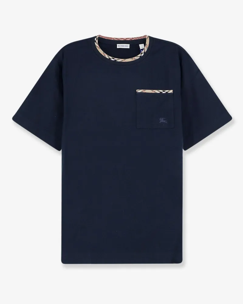 Burberry Cotton T-shirt -  - gender_Man Blue