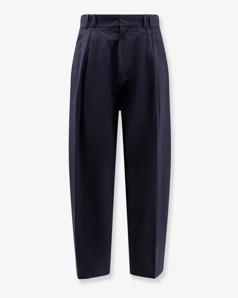 Studio Nicholson Oversize cotton trousers -  - gender_Man Blue