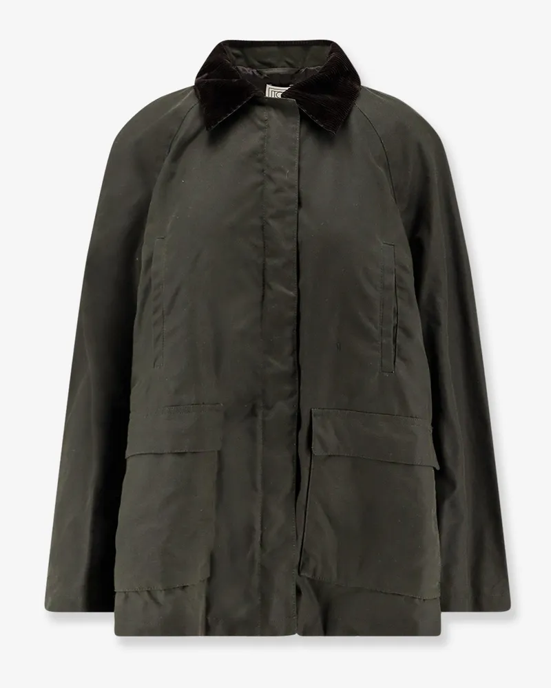 Totême Country organic cotton jacket -  - gender_Woman Green