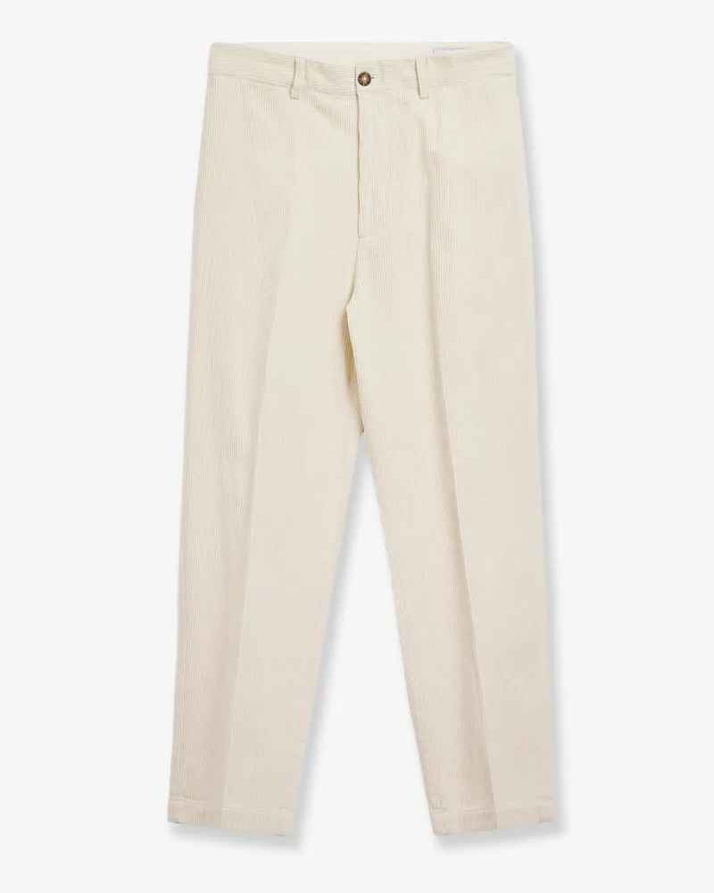 Sebago Rendon Corduroy trousers -  - gender_Man White