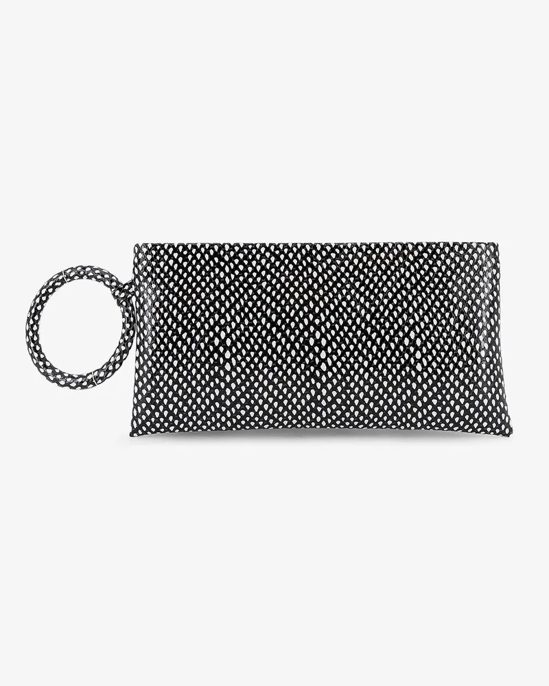 Tom Ford Aura leather clutch bag with snake motif -  - gender_Woman Black