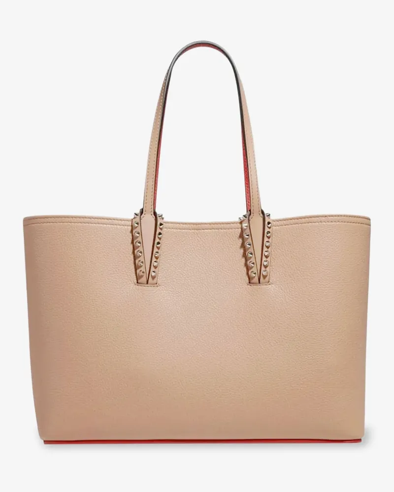 Christian Louboutin Cabata leather shoulder bag with studs -  - gender_Woman Pink
