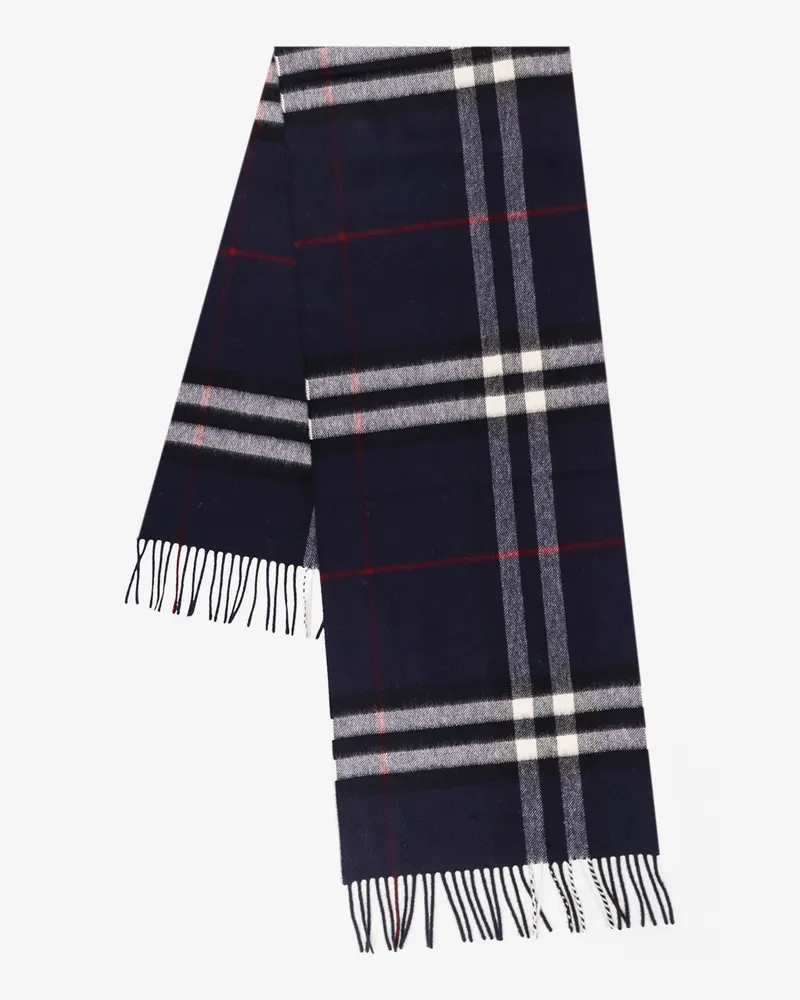 Burberry Cashmere scarf -  - gender_Man Blue