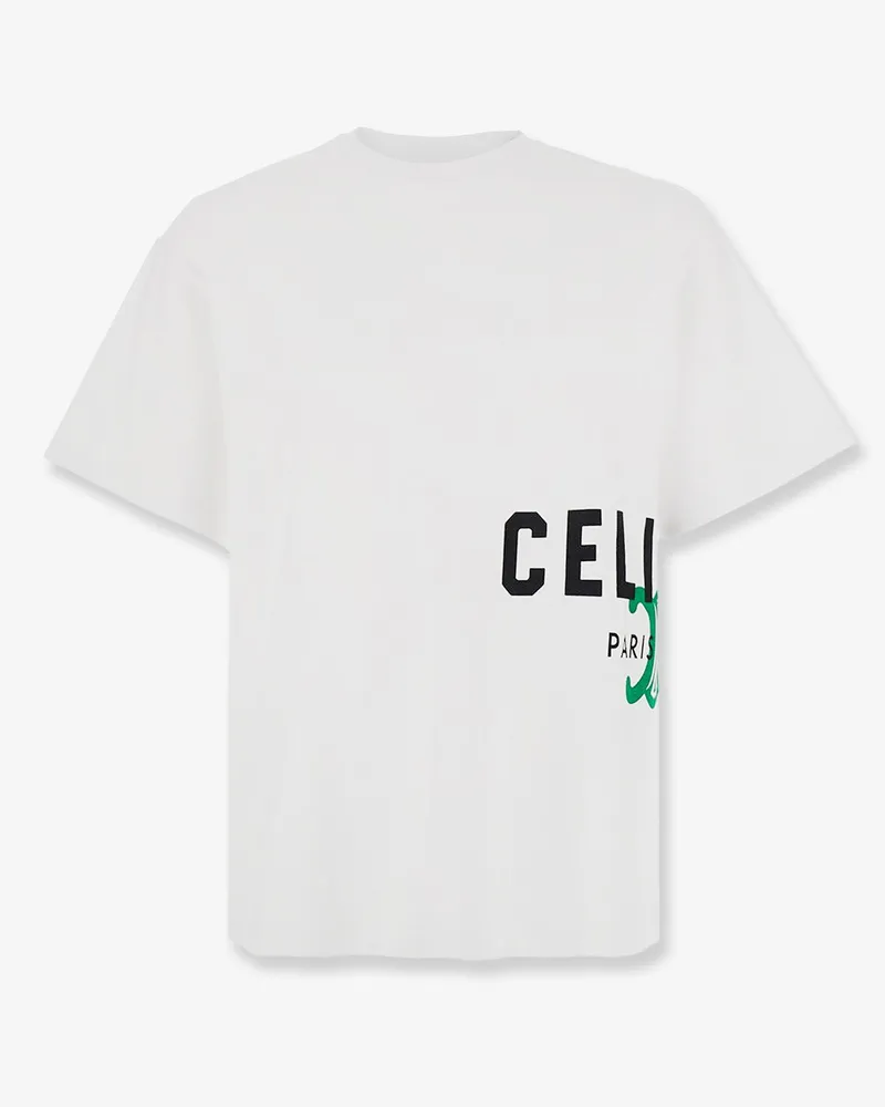 Celine Relaxed Fit cotton t-shirt -  - gender_Man White