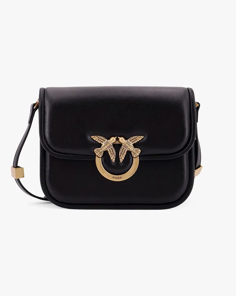 Pinko Love Box leather crossbody bag -  - gender_Woman Black
