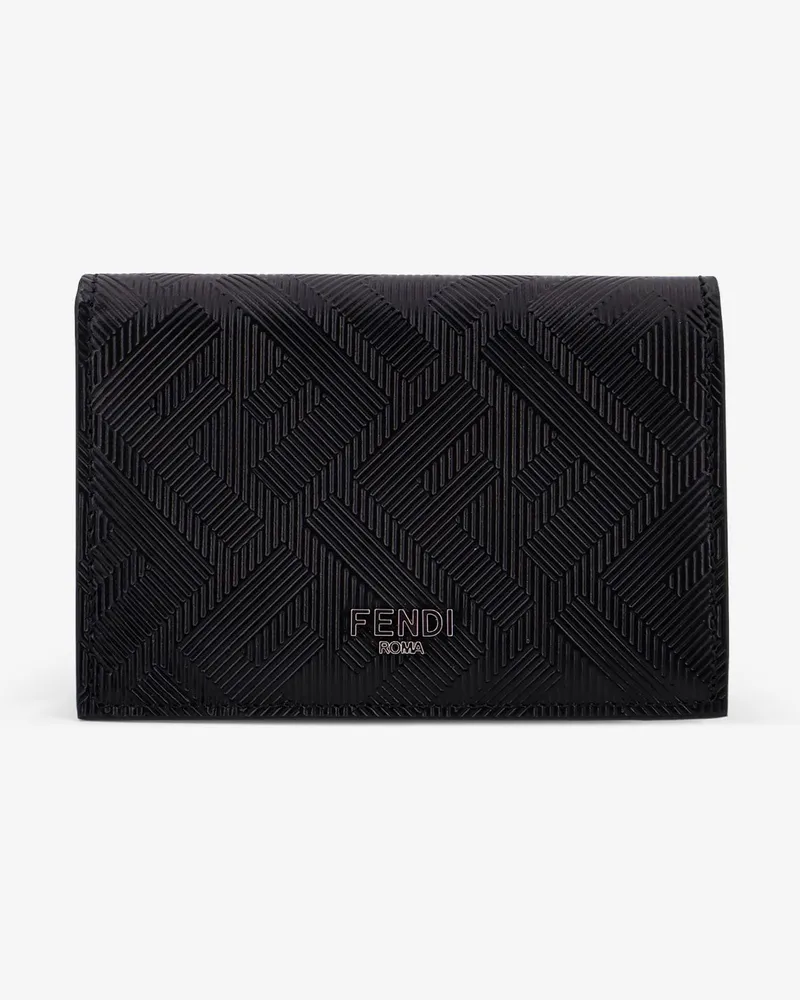 Fendi Business leather card holder -  - gender_Man Black