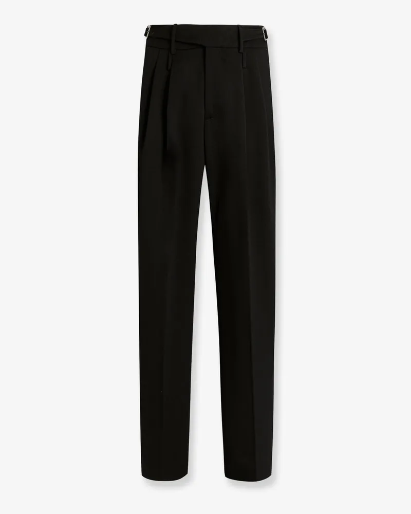 Dolce & Gabbana Virgin wool trousers with frontal pinces -  - gender_Man Black
