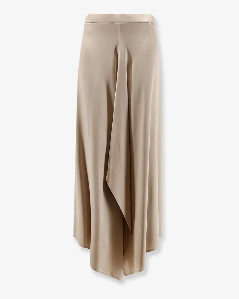 ALYSI Satin skirt -  - gender_Woman Beige