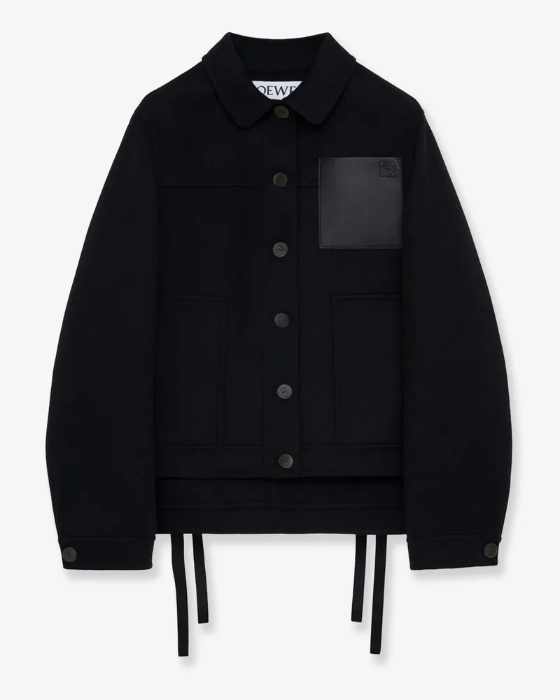 Loewe Workwear wool and cashmere jacket -  - gender_Woman Black