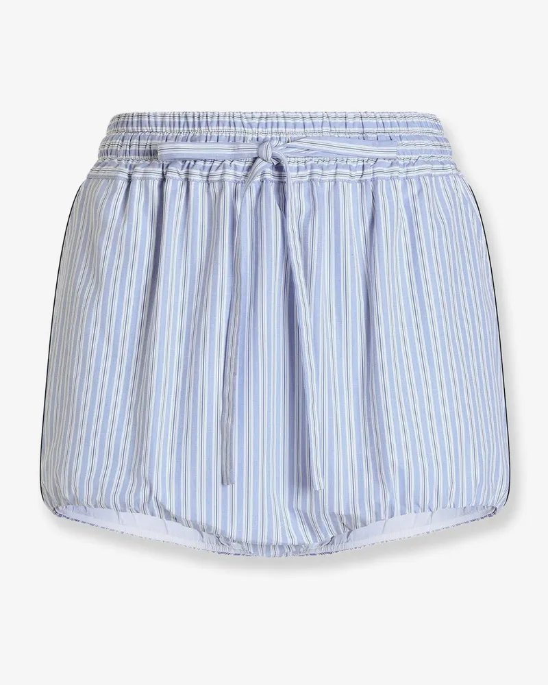 Dolce & Gabbana Striped cotton poplin culotte -  - gender_Woman Blue