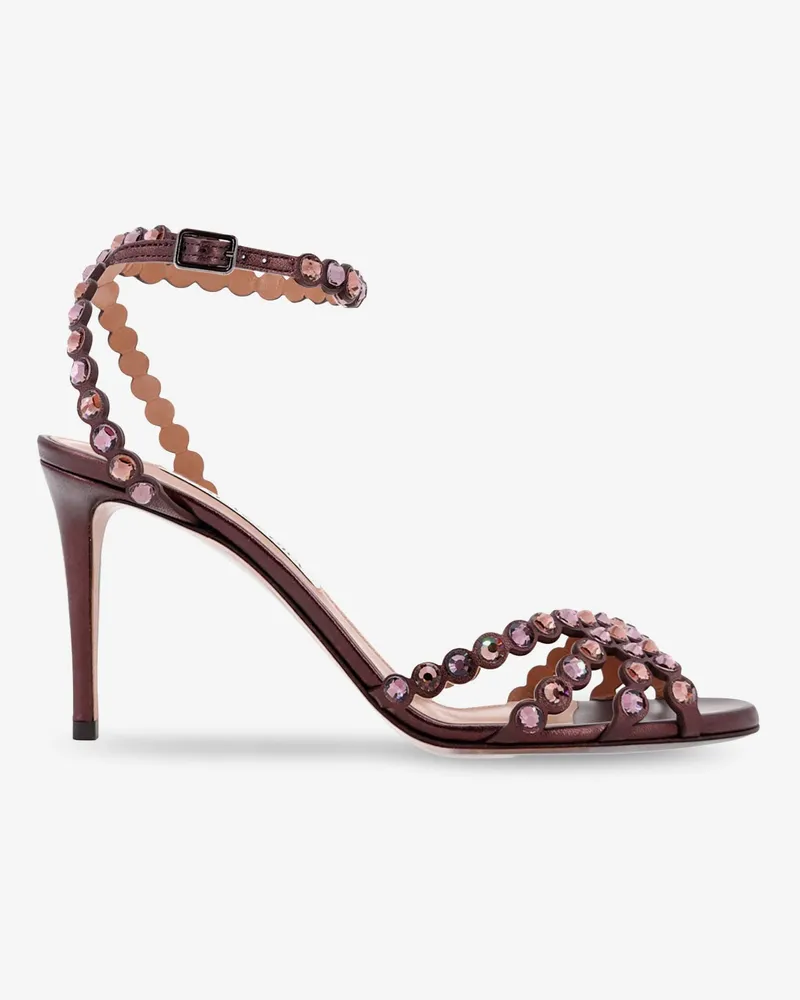 Aquazzura Tequila sandals with crystal detail -  - gender_Woman Purple