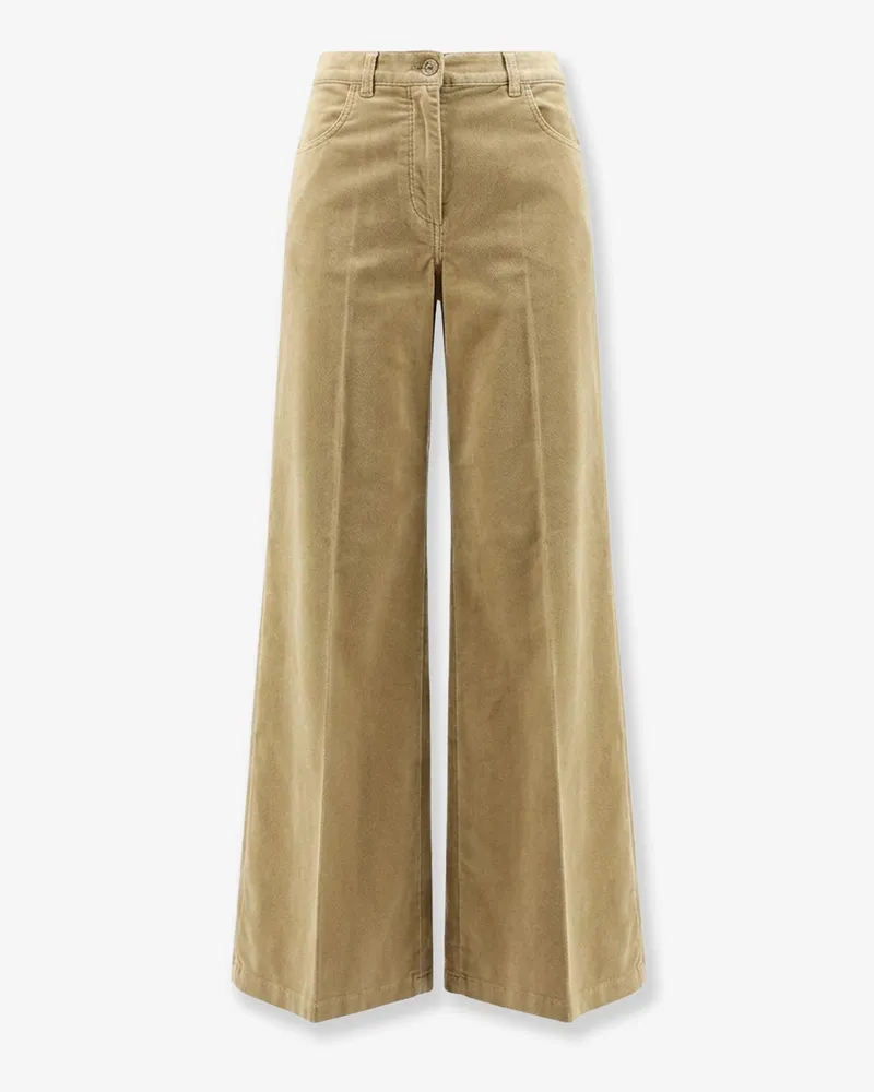 ASPESI Velvet trousers -  - gender_Woman Beige