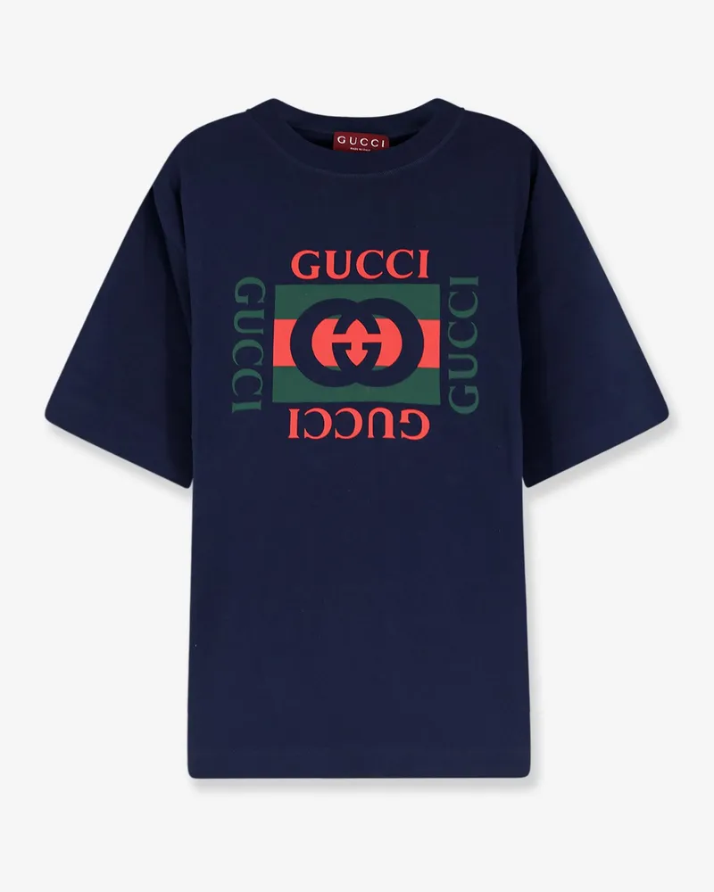 Gucci GG cotton t-shirt -  - gender_Man Blue