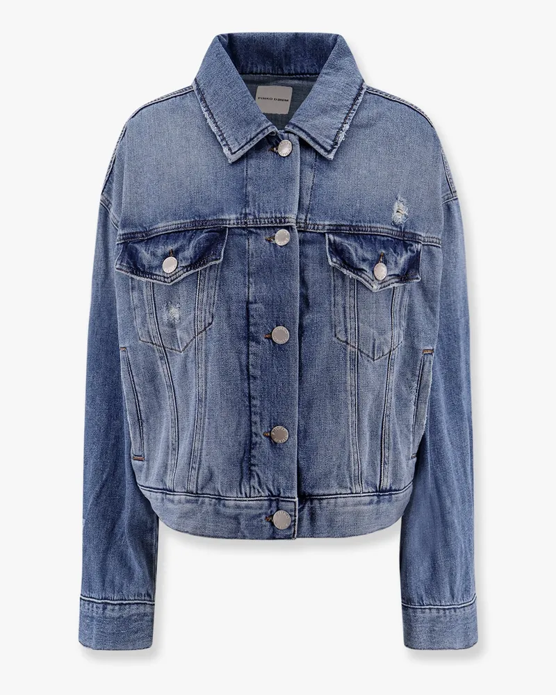 Pinko Gaborone crop fit denim jacket -  - gender_Woman 