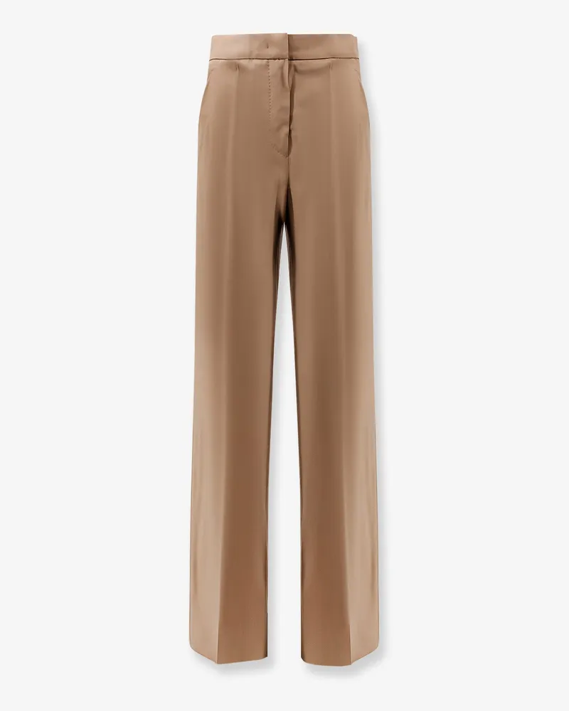 Max Mara Fernet virgin wool trousers -  - gender_Woman Brown