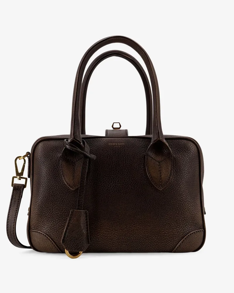 Golden Goose Vita vintage leather shoulder bag -  - gender_Woman Brown