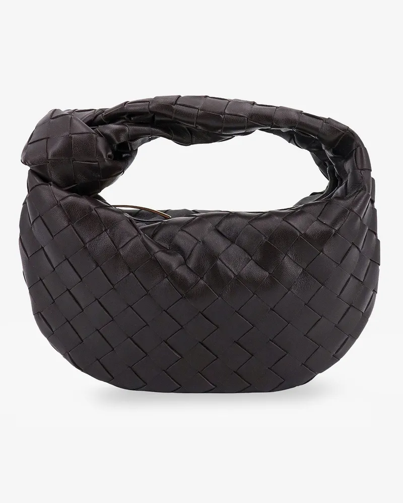 Bottega Veneta Mini jodie leather handbag with intrecciato motif -  - gender_Woman Black