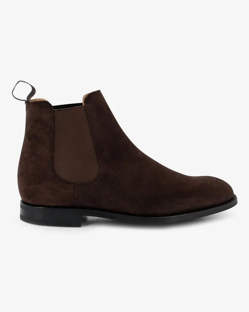 Church's Vintage-effect suede boots -  - gender_Man Brown