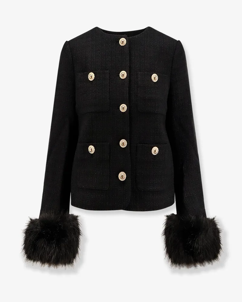 Self-Portrait Bouclé blazer -  - gender_Woman Black